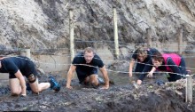 De Freya Active in een obstacle run