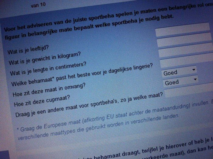 online sportbh test
